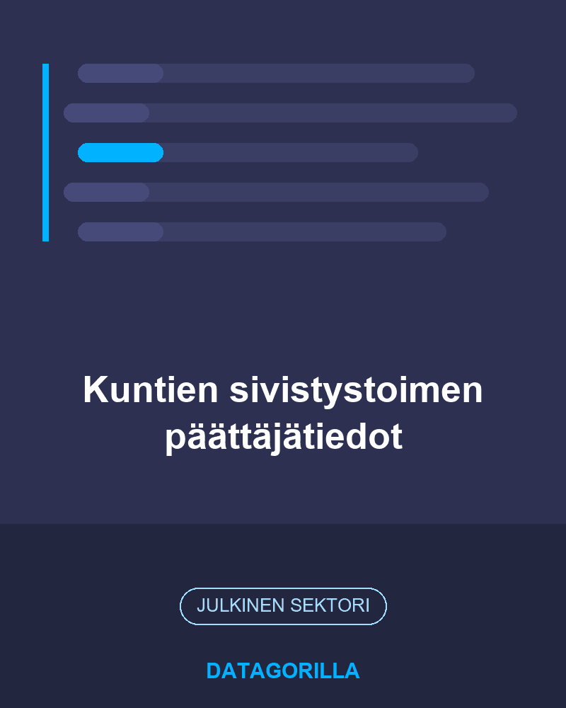 Kuntien sivistystoimen päättäjätiedot